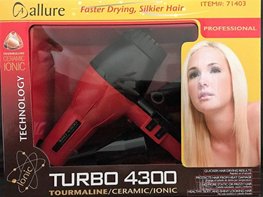 Allure Turbo 4300 - turbo power hair dryers