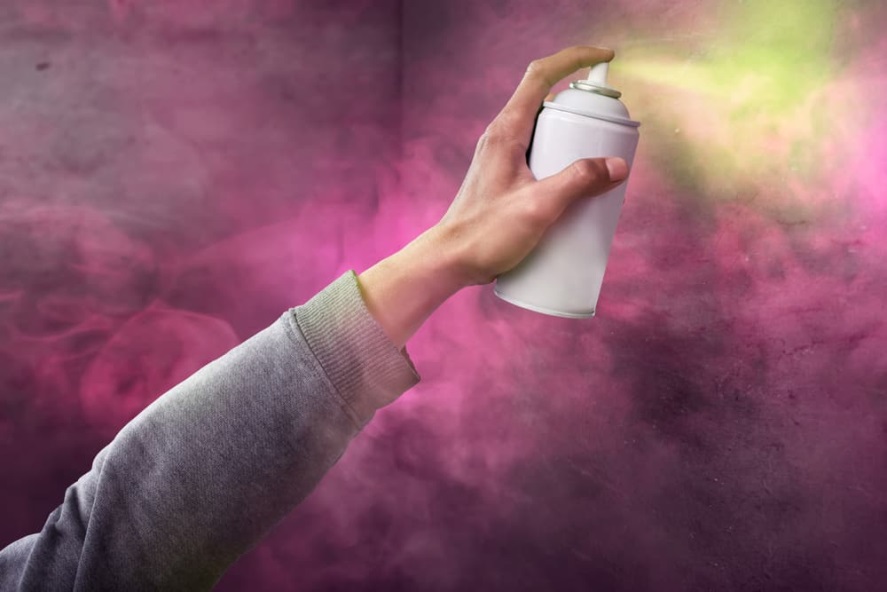 How long does spray paint take to dry?