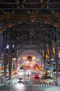 Harlem at Night Riverside Drive Viaduct NYC Bridge 